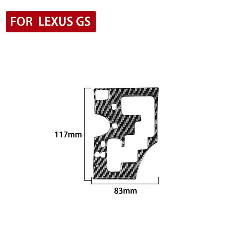 Carbon Fiber Interior Gear Shift Panel Cover Trim For Lexus GS 2006-2011 Type B